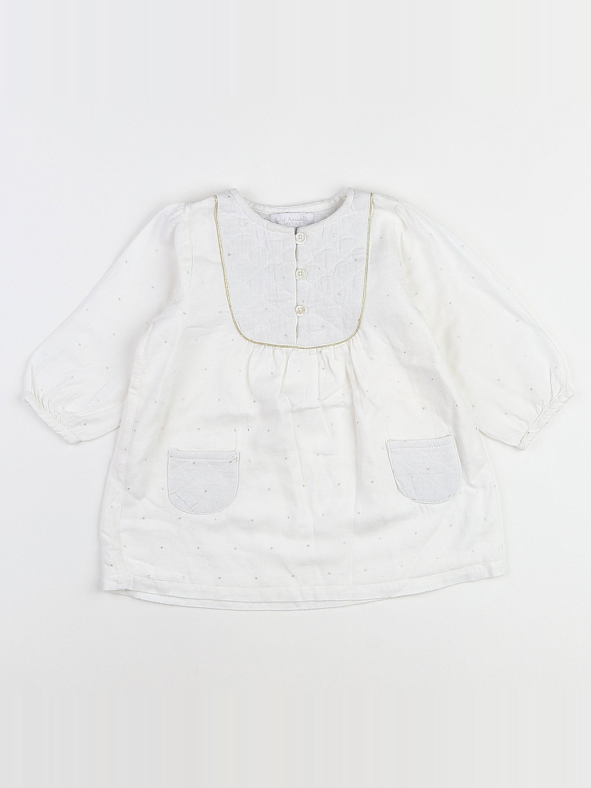 Robe blanc, or TAPE À L'OEIL 12 mois vêtements enfant d'occasion