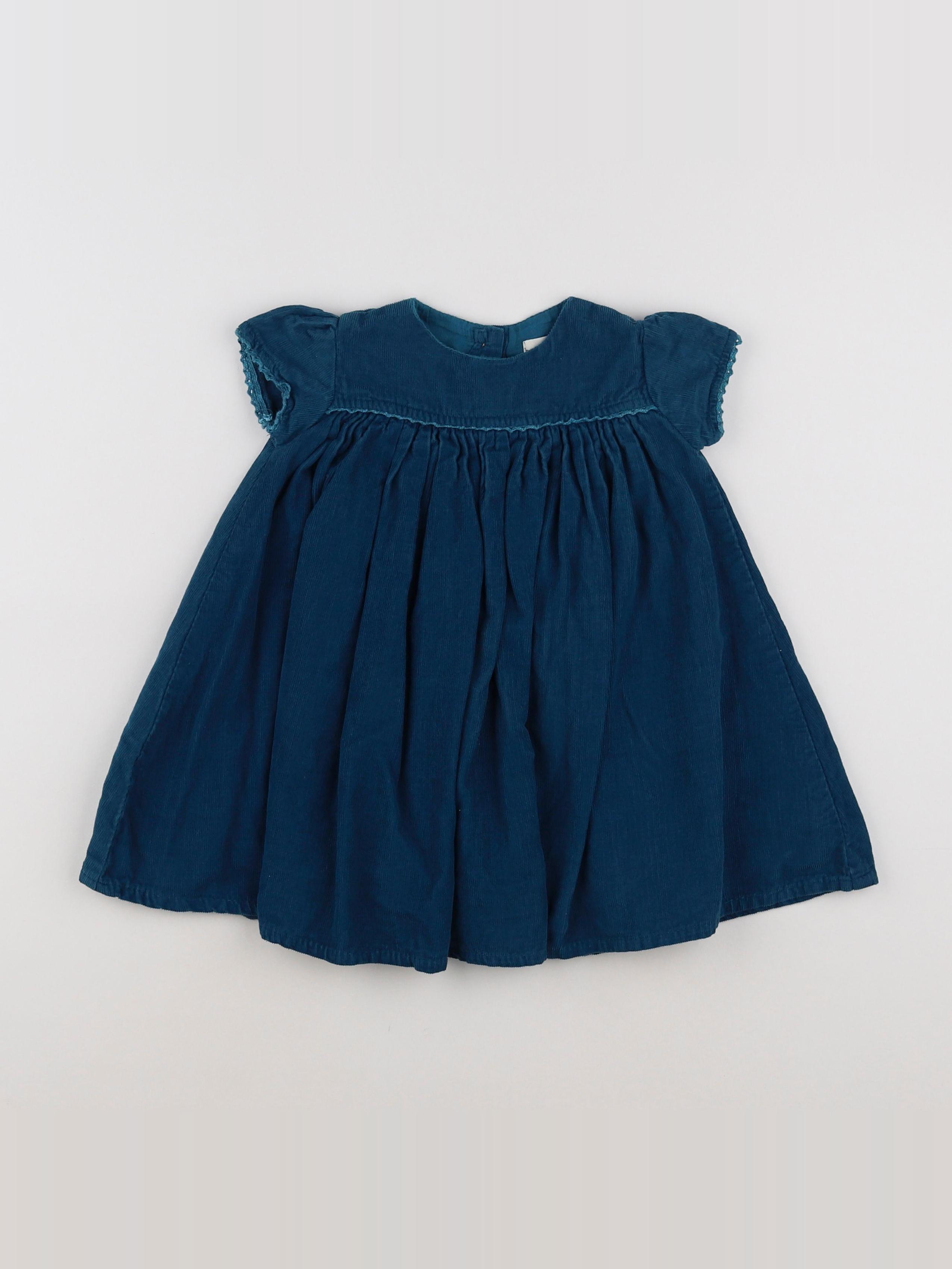 Robe bleu CADET ROUSSELLE 18 mois vêtements enfant d'occasion