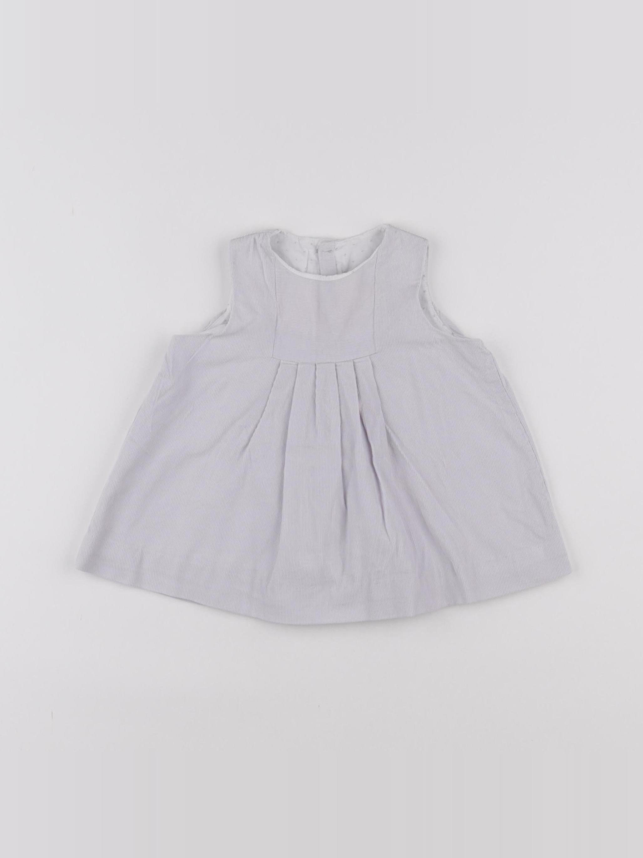 Robe gris PETIT BATEAU mois vêtements enfant d'occasion